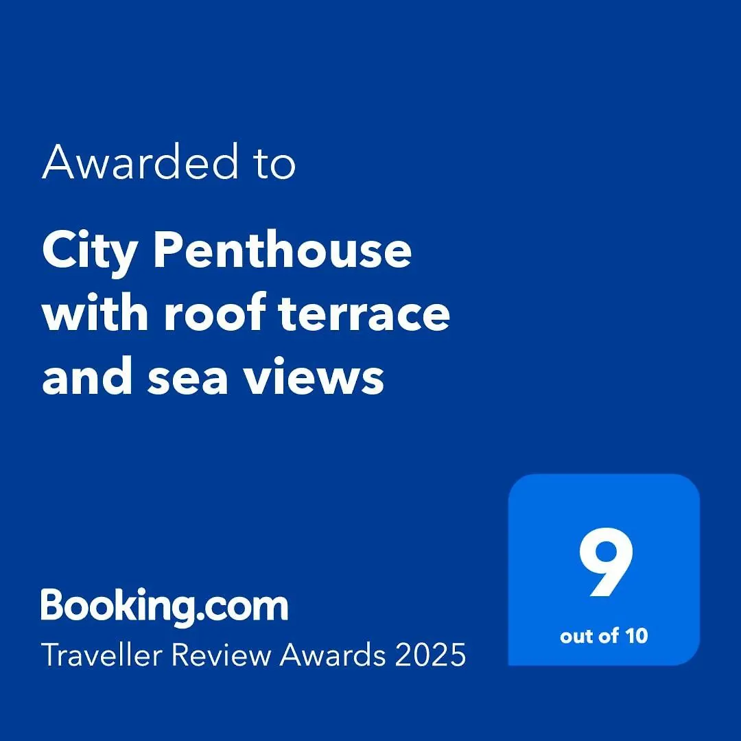 City Penthouse With Roof Terrace And Sea Views Valletta Malta