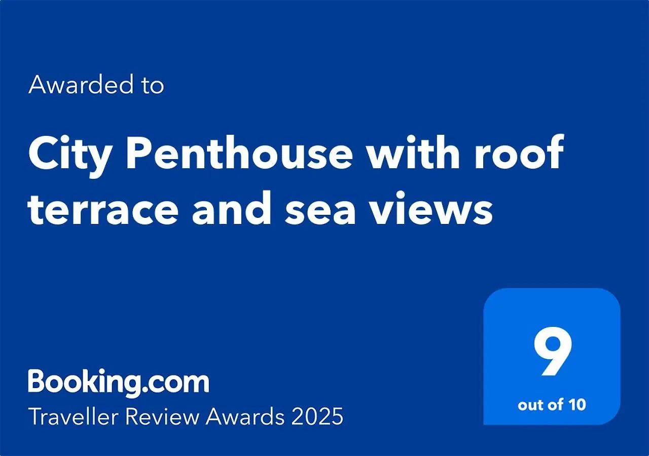 City Penthouse With Roof Terrace And Sea Views Valletta